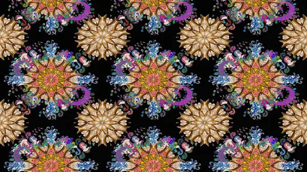 Tekstil veya kitap kapakları, imalat, duvar kağıtları, baskı, hediye paketi ve yapıştırma kitabı için çiçek eskizi geçmişi. Küçük çaplı çiçeklerdeki basit şirin desenler. Raster illüstrasyonu.