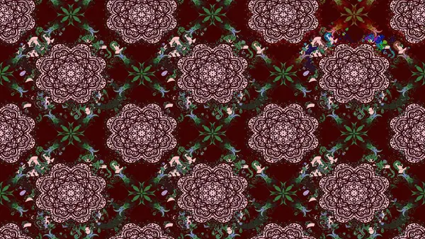 Parlak elementlerin. El çizimi Raster çizimi. Çizim çiçek deseni duvar kağıdı, web sitesi arkaplanı, paket kağıdı, davetiye, broşür, pankart veya web sitesi için kullanılabilir.