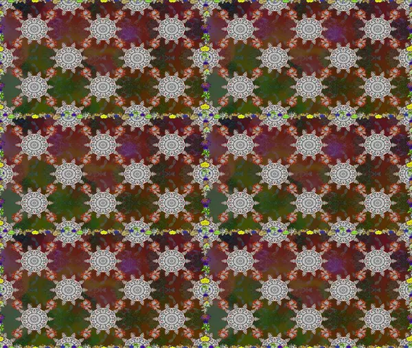 Exquisite pattern of watercolor sketches of the flower. Watercolor seamless pattern. Beautiful pattern for decoration and design. Vintage. Trendy print.