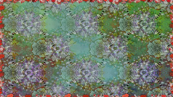 Motley illüstrasyonu. Moda baskıları için zarif bir şablon. Kusursuz. Küçük çiçekte güzel bir desen. Çiçekli bahar çiçekleri. Küçük renkli çiçekler..