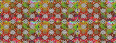 Yumuşak pamuk tasarımı. Klasik çiçek desenli. Yumuşak fayans. Raster 'ın taze dokusu. Paketleme, tekstil, duvar kağıdı için kusursuz çiçek arkaplanı.