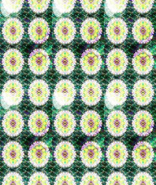 Raster Illustrasyon 'daki Çiçek Deseni' nin son moda çizimi. Düz Çiçek Elementleri Tasarımı. Renkli Yaz Temalı eskiz kalıbı. Güzel kumaş deseni.