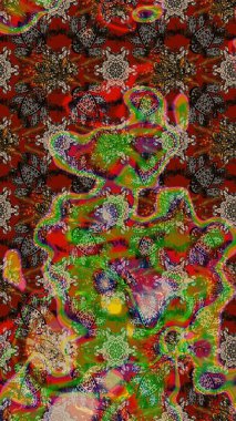 Raster kına dövme tarzı. Hint çiçek desenli madalyon desen. Etnik Mandala süsleme. Tekstil, tebrik kartı, boyama kitabı, telefon durumda yazdırma için kullanılabilir.