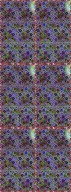 Menekşe ve gri renklerde. Çiçekli tebrik kartı. Çiçek arkaplan. Doğum günü kartı ya da düğün davetiyesi. Suluboya çiçek buketi. Raster illüstrasyonu.