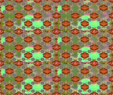 Küçük çiçekteki sevimli çiçek deseni. Kusursuz. Raster illüstrasyonu.