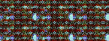 Çiçek desenli eskiz. Düz Çiçek Elementleri Tasarım Raster illüstrasyonu. Renkli Bahar Teması eskiz kalıbı. Çiçekler kahverengi, kırmızı ve mavi renklerde.