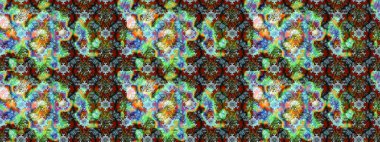 Çiçekler suluboya tarzında yeşil, mavi ve nötr renklerde. Raster illüstrasyonunda çiçek deseni çizimi.