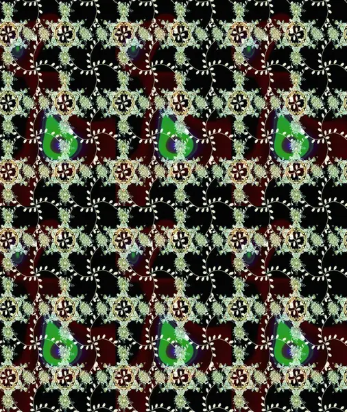 Raster Henna tarzı. Tebrik kartı geçmişi, boyama kitabı, arkaplan ve tekstil için kullanılabilir. Sınır Kızılderili çiçekli paisley patten. Etnik Mandala havlusu. Taslak süsleme izi.