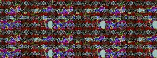 Düz Çiçek Elementleri Tasarımı. Çiçekler kırmızı, kahverengi ve gri renklerde. Raster illüstrasyonundaki çiçek desenli çizim. Renkli Bahar Teması çizim şablonu.