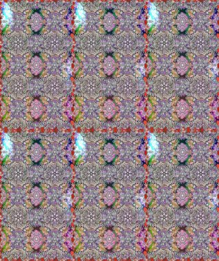 Vadinin gri ve nötr renklerinde çiçekleri. Raster dikişsiz çiçek deseni.