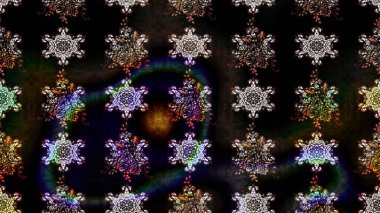 Tekrar eden çiçek arkaplanı, zarif siyah çiçek duvar kağıdı. Siyah renkler üzerine çiçek desenli çizimler, el yapımı papatyalar, papatyalar..