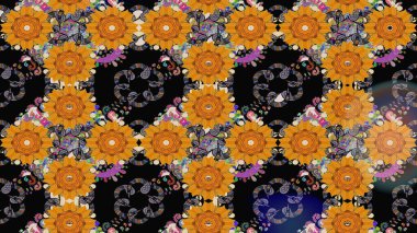 Üst manzara, yumuşak siyah renk tarzı. Manzaralı çiçek deseni. Sevgililer günü ve tebrik kartı konsepti için şık bir davetiye. Çiçek kompozisyonu, el boyası, hassas şablon..