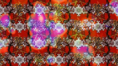 Kahverengi, kırmızı ve nötr renklerde çiçekler. Çiçek desenli eskiz, darbeler, sıçramalar, yaz çiçekleri. Raster illüstrasyonu.