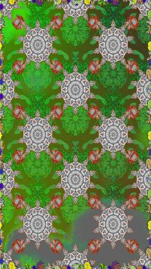 Sevimli çiçek arka plan. Küçük çiçekte dikişsiz desen. Raster illüstrasyon. Güzel kumaş deseni.