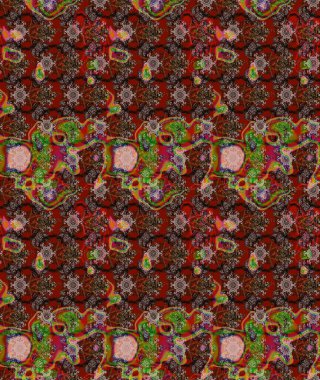 Çiçekli el çizimi çizimi deseni. Modern gelişim kahverengi, kırmızı ve nötr raster arka plan duvar kâğıdı illüstrasyonlu klasik çizgi çizgisi, desenli desenli çiçekler, çiçekli süsler..