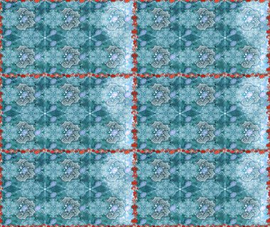 Parlak elementlerin. El çizimi Raster çizimi. Duvar kağıdı, web sayfası arka planı, ambalaj kağıdı, davetiye, broşür, afiş veya web sitesi için kusursuz çiçek deseni kullanılabilir.