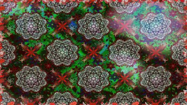 Düz Çiçek Elementleri Tasarımı. Gri ve kahverengi renkli çiçekler. Çiçeksiz desenli arka plan, yaz çiçekleri. Renkli Bahar Teması Kusursuz Arkaplan.