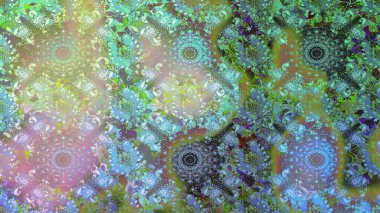 Güzel kumaş deseni. Yazdır. Güzel, pürüzsüz bir desen. Renkli Yaz Temalı Kusursuz Arkaplan. Raster çiçekli arka plan. Düz Çiçek Elementleri Tasarımı.