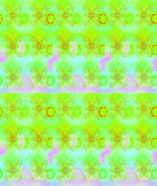 Yeşil renkli çiçekler. Kumaş desenli papatya çiçekleri ayrıntıları.