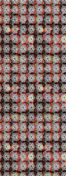 Gri renklerde. Çiçek buketleriyle klasik bir eskiz şekli. Raster illüstrasyonu.