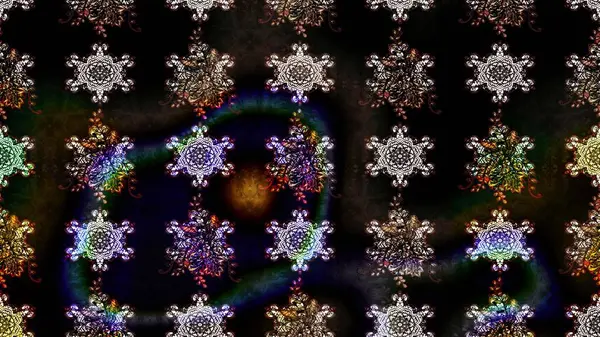 Tekrar eden çiçek arkaplanı, zarif siyah çiçek duvar kağıdı. Siyah renkler üzerine çiçek desenli çizimler, el yapımı papatyalar, papatyalar..