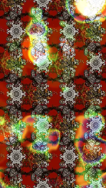 Robot resim. Çiçekli bahar çiçekleri. Küçük renkli çiçekler. Motley illüstrasyonu. Küçük çiçekte güzel bir desen. Moda baskıları için zarif bir şablon.