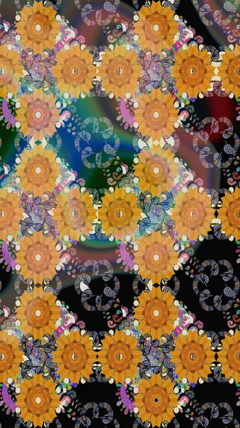 Suluboya çizimi. Turuncu renkli çiçekler. Çiçekli eskiz deseni. El çizimi.