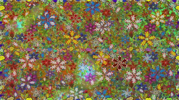 Yatak çarşafları, ceket, paket tasarımı, kumaş ve moda kavramları için tekstil baskısı. Kusursuz etnik tasarım. Çiçekleri, deniz kabukları, mandalaları ve suluboya efektleri olan deniz altyapısı.