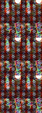 Raster suluboya çiçek deseni, narin çiçekler, kırmızı, kahverengi ve gri çiçekler, tebrik kartı şablonu. Raster Güzel kumaş deseni.