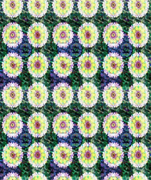 Tarafsız çiçekli eskiz deseni, suluboya çiçek deseni, sevimli çiçek, duvar kağıdı, kart veya kumaş için fayanslı. Raster - stok.