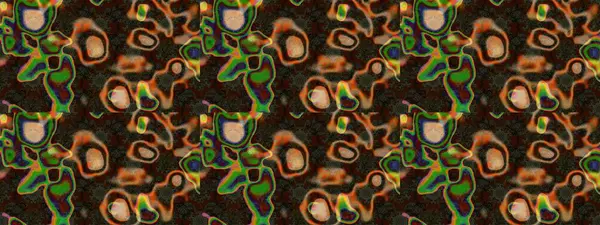 Raster illüstrasyonu. Kahverengi, gri ve yeşil renklerde. Çiçek buketleriyle klasik tarzda eskiz deseni.