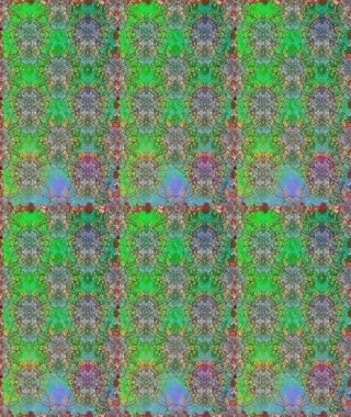 Yeşil ve nötr el çizimi desen. Raster deseni. Sanat insana ilham verir ve doğal bir şekilde çiçek bırakır. Karalama çiçekleri kusursuz desen.