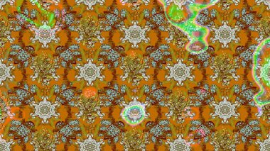 Şatafatlı bahar bahçesi dokusu. Raster illüstrasyonu. Çiçek deseni. Çiçek çizimi arkaplanı.