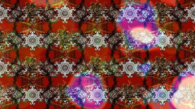 Hediye ambalaj kağıdı, tebrik kartları, posterler ve pankart tasarımı. Raster düz çiçek çizim deseni. Çiçekler kahverengi, kırmızı ve gri renklerde.