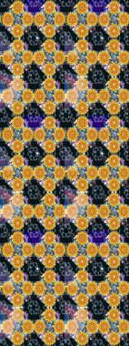 Hoş bir çiçek geçmişi var. Raster illüstrasyonu. Küçük bir çiçekte eskiz deseni. Güzel kumaş deseni.