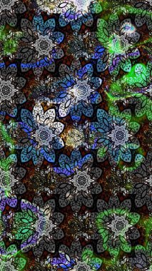 Gri renkli çiçekler. Düz Çiçek Elementleri Tasarımı. Sketch Colour Spring Theme eskiz kalıbı. Sevimli çiçek raster deseni.