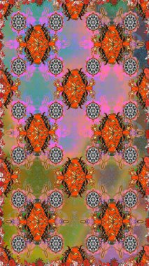 Moda baskıları için zarif bir şablon. Çiçekli bahar çiçekleri. Küçük çiçekte güzel bir desen. Küçük renkli çiçekler. Motley illüstrasyonu.