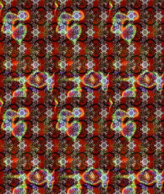 Çiçek deseni. Düz Çiçek Elementleri Tasarımı. Raster güzel kumaş deseni çiziyor. Renkli Bahar Teması çizim şablonu.