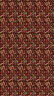 El çizimi Raster çizimi. Çizim çiçek deseni duvar kağıdı, web sitesi arka planı, ambalaj kağıdı, davetiye, broşür, afiş veya web sitesi için kullanılabilir. Karalama elementleri.