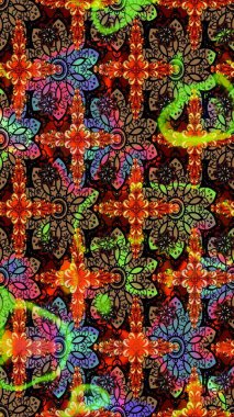 Şekil verilmiş çiçeklerle eskiz deseni. Çiçek deseni duvar kağıdı, desen dolguları ve web sayfası arka planı için kullanılabilir. Süslü zentangle çizim dokusu, soyut çiçeklerle süslenmiş..