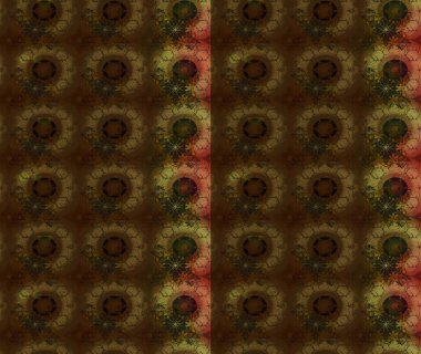 Düz Çiçek Elementleri Tasarımı. Çiçek deseni. Chichi 'nin kumaş kalıbını çiz. Raster illüstrasyonu. Renkli Bahar Teması çizim şablonu.