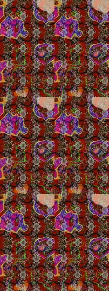 Düz Çiçek Elementleri Tasarımı. Renkli Bahar Teması eskiz kalıbı. Taslak desenli, modaya uygun kumaş deseni. Şirin çiçek elementleri. Raster illüstrasyonu.