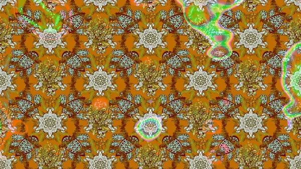 Şatafatlı bahar bahçesi dokusu. Raster illüstrasyonu. Çiçek deseni. Çiçek çizimi arkaplanı.