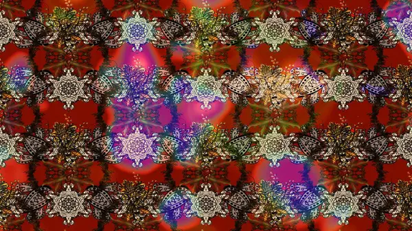 Botanik çizim kalıbı. Suluboya etkisi. Organik elementler. Raster deseni.