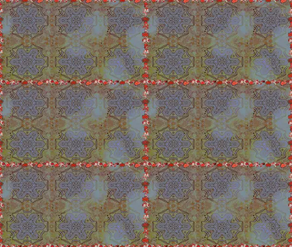 Renkli Bahar Temalı Kusursuz Arkaplan. Raster kusursuz. Güzel kumaş deseni. Çiçek deseni. Düz Çiçek Elementleri Tasarımı.