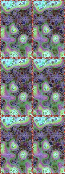 Düz Çiçek Elementleri Tasarım Raster illüstrasyonu. Çiçeksiz desenli arka plan. Yeşil renkli çiçekler. Renkli Bahar Teması Kusursuz Arkaplan.