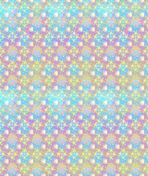 Robot resim. Çiçekli bahar çiçekleri. Moda baskıları için zarif bir şablon. Motley illüstrasyonu. Küçük renkli çiçekler. Küçük çiçekte şirin desenler.