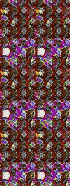 Raster deseni. Çiçekli çiçek deseni, suluboya. Süslü kumaş deseni.