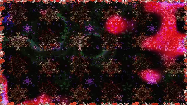 Raster kına dövme tarzı. Etnik Mandala süsleme. Kullanılabilir Tekstil, tebrik kartı, boyama kitabı, telefon durumda yazdırma için. Hint çiçek desenli madalyon desen.