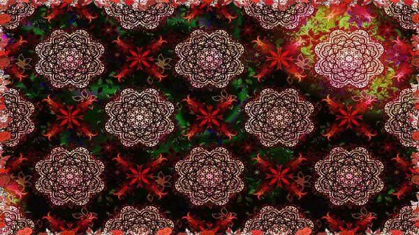 Raster düz çiçekleri pürüzsüz desen. Siyah ve kahverengi renkte çiçekler. Tasarım hediye paketi, tebrik kartları, posterler ve afiş tasarımı.